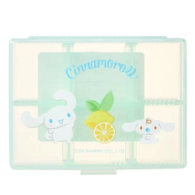MINISO/名创优品三丽鸥系列6格4格收纳盒防水透明卡通防尘可爱