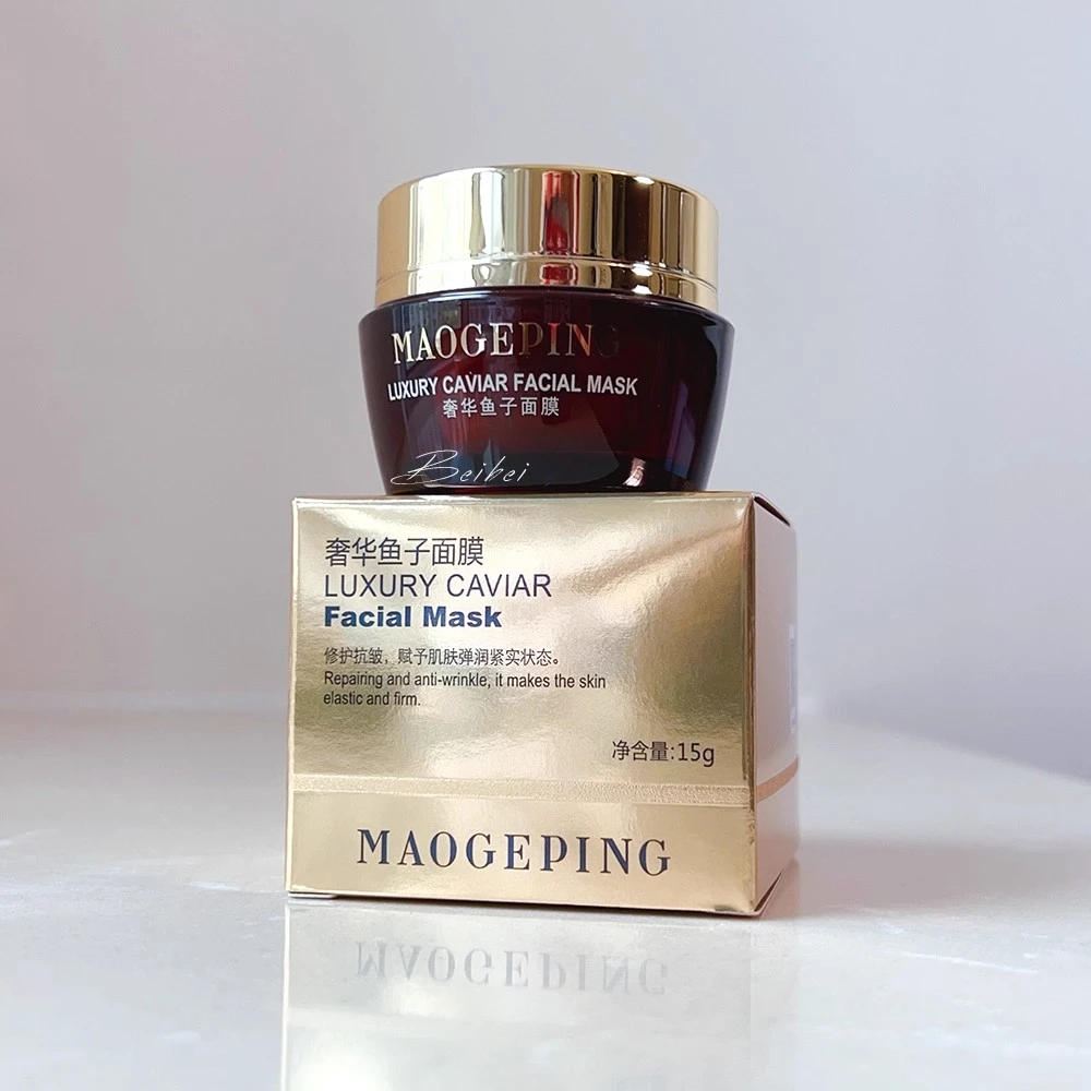 MAOGEPING/毛戈平奢华鱼子酱面膜养肤保湿补水抗皱滋养提亮15g