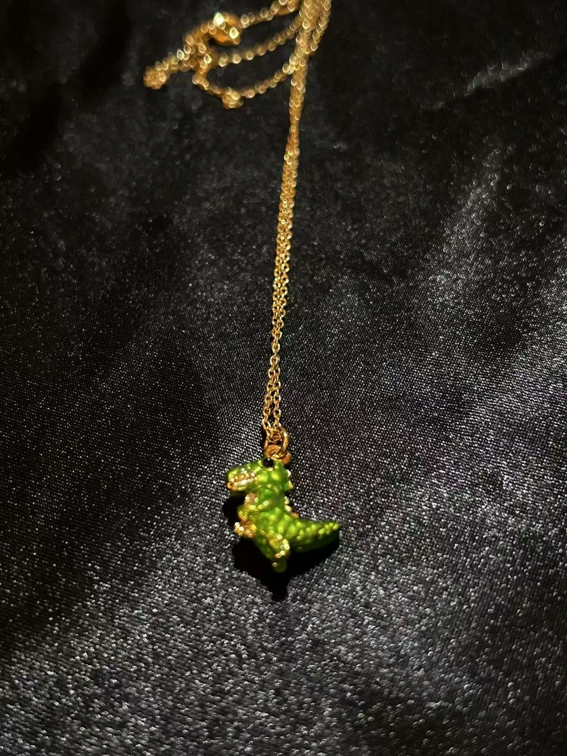 铜合金仿水晶吊坠 香港免税Juicy小恐龙（2836）