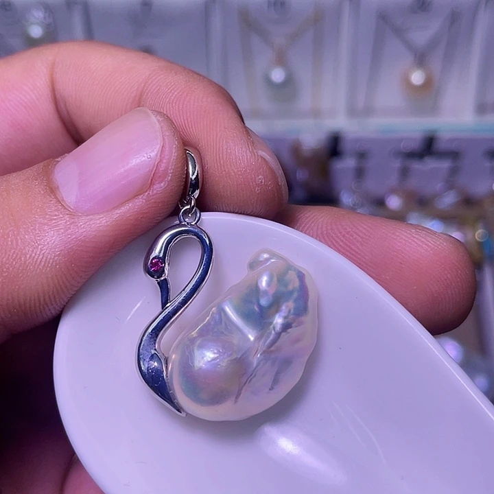 淡水珍珠合金颈饰69