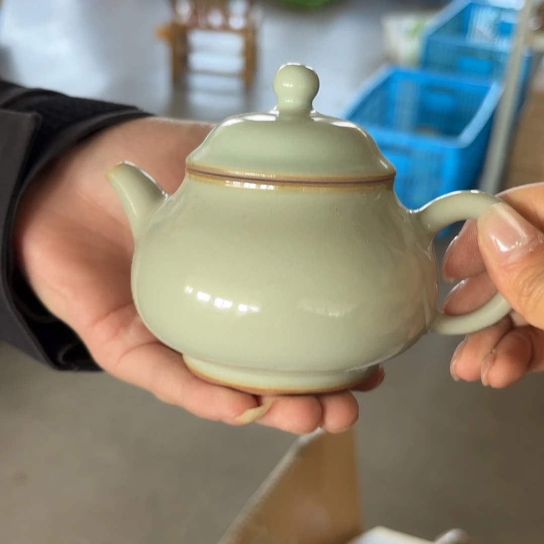 龙泉云间青瓷小米茶器