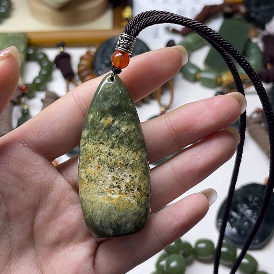 【闪购商品】和田玉挂件未镶嵌海*