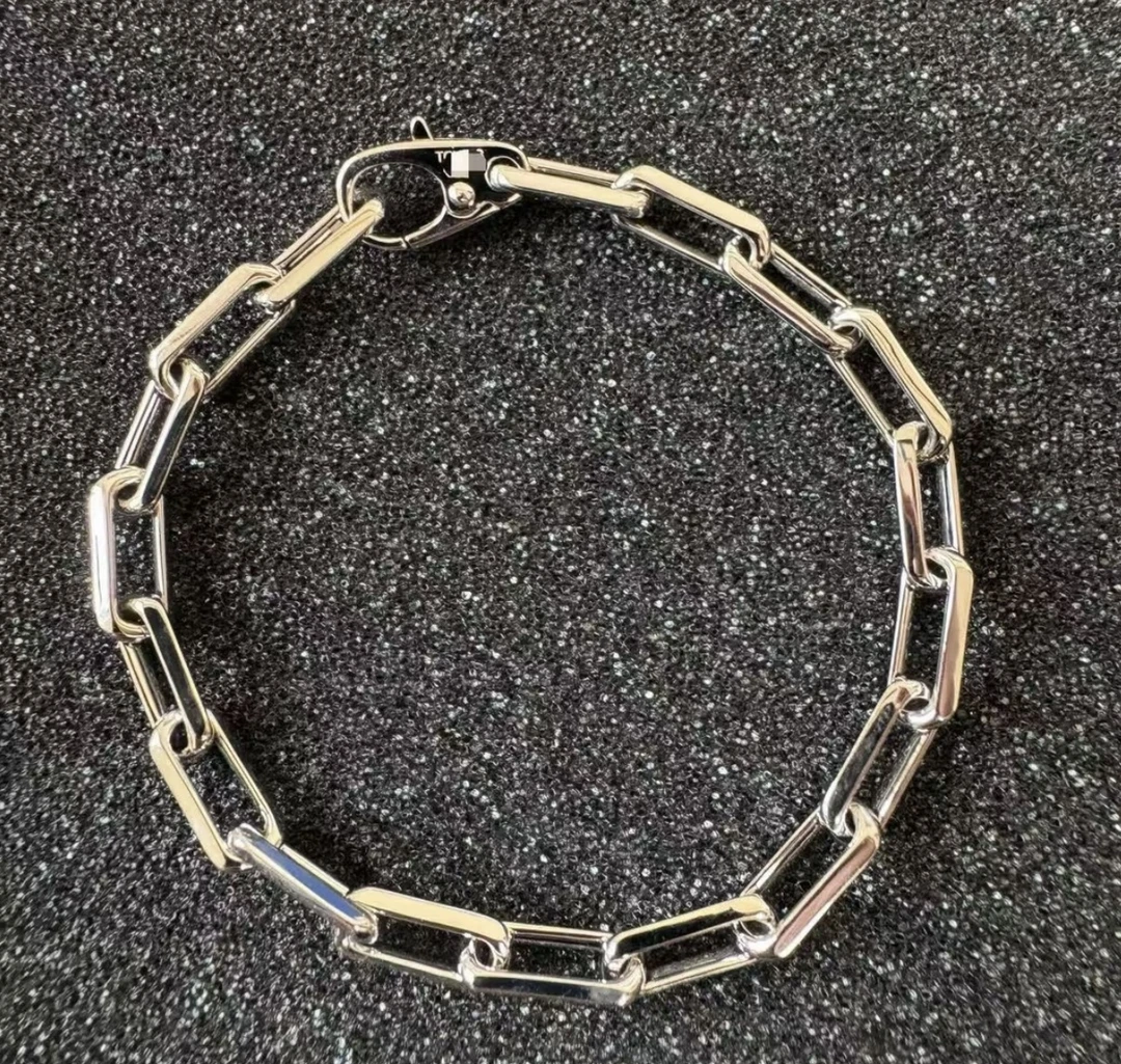 925银手链 时尚百搭简约银色卡家斯巴达克手链