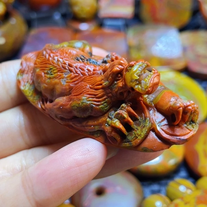 未镶嵌战国红吊坠玛瑙/玉髓