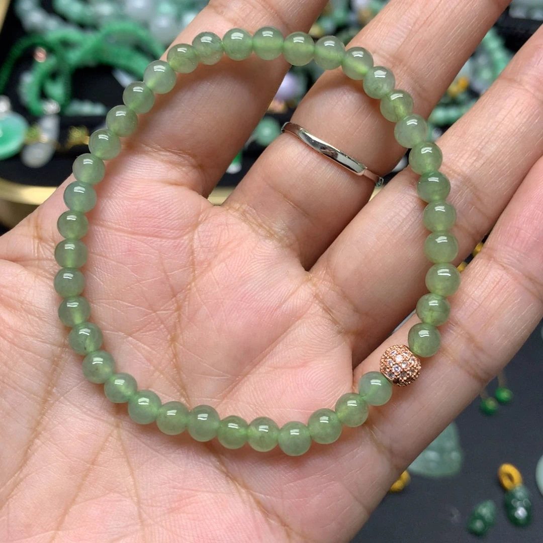 未镶嵌手串翡翠有纹裂