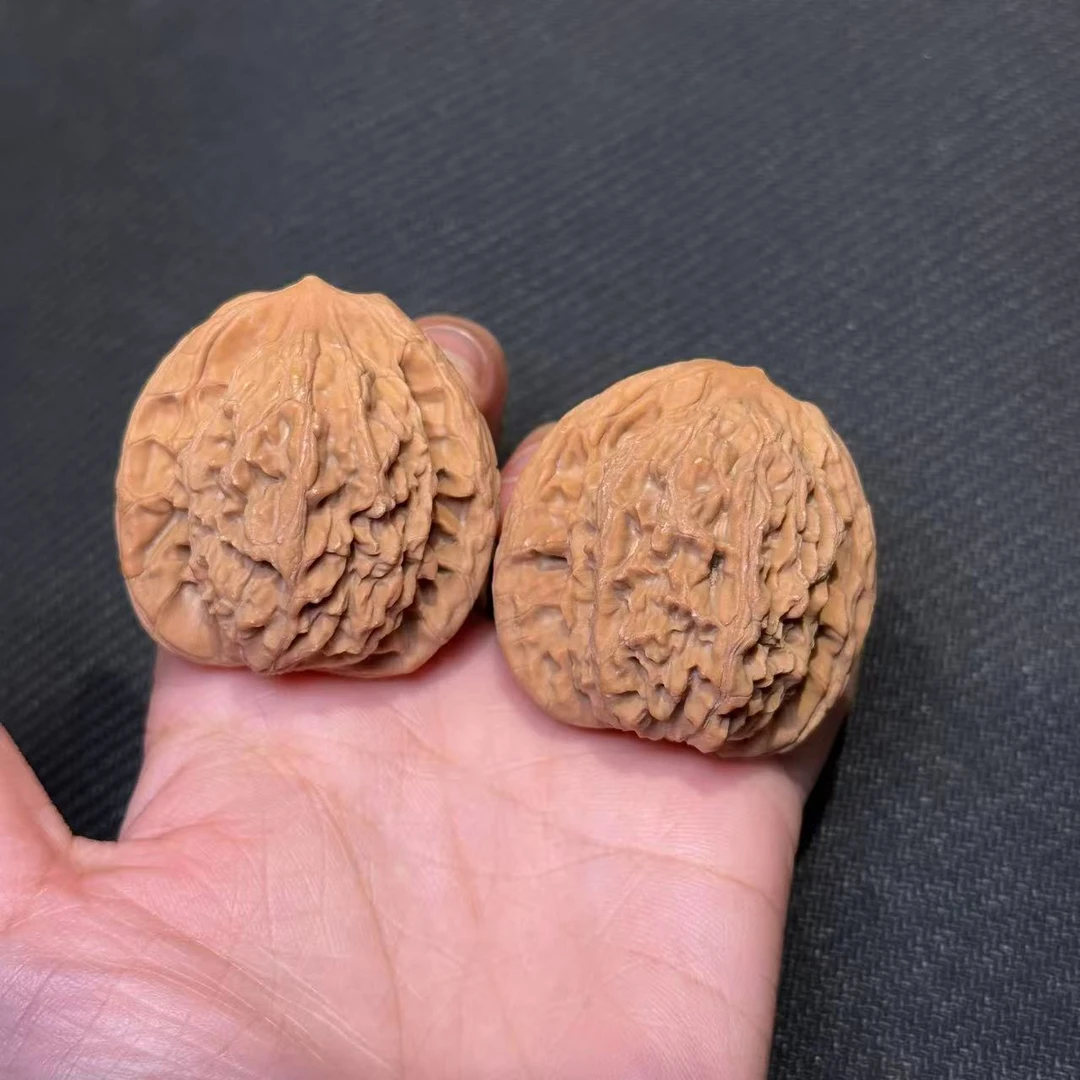 【辉子专属】L055 核桃麦穗虎头 44mm