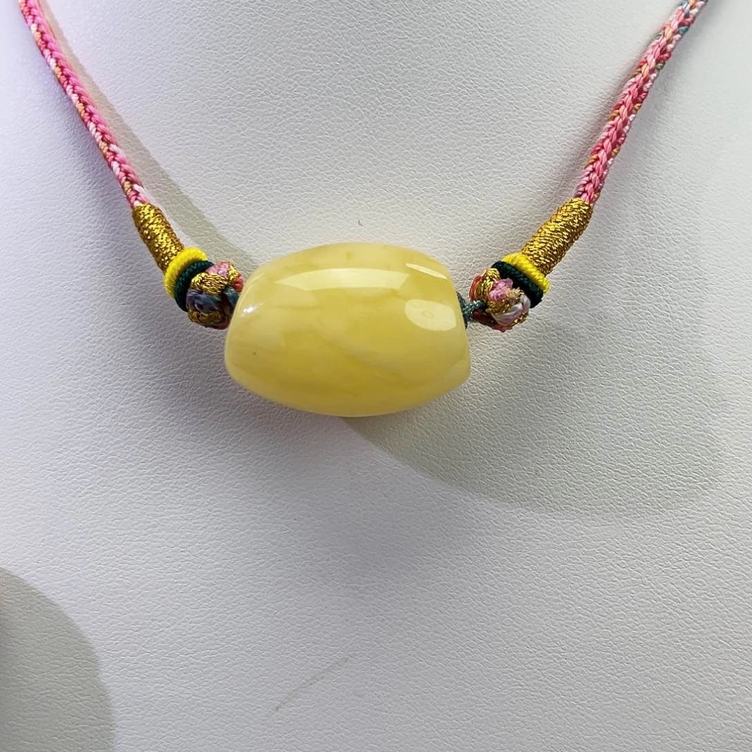 未镶嵌琥珀裸石马蹄珠