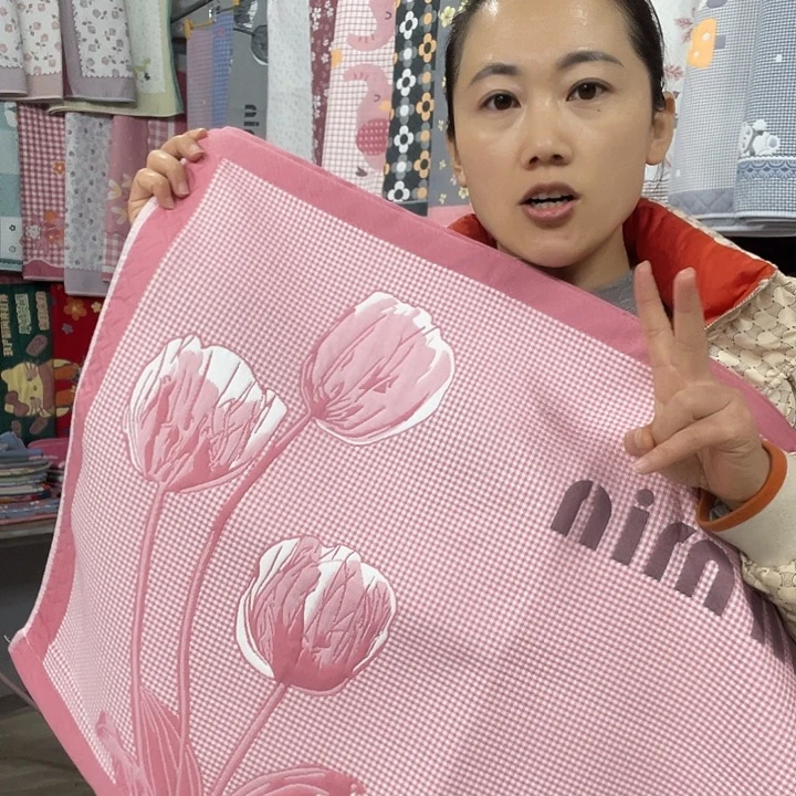 棉特价粉色郁金香