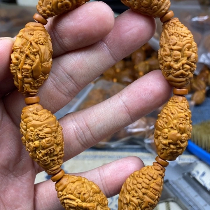 橄榄核手串/手链橄榄核雕工艺手串