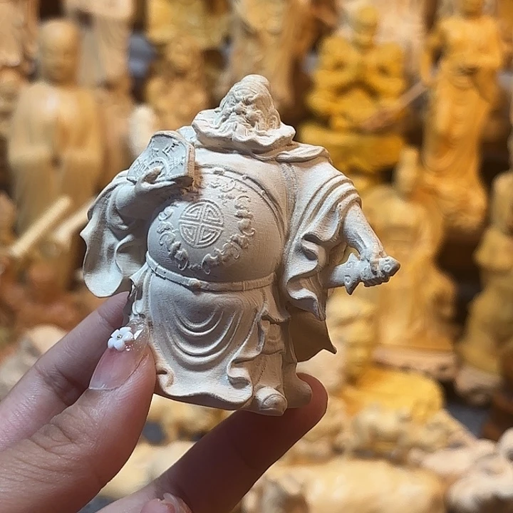 黄杨木黄杨木瑕疵钟馗