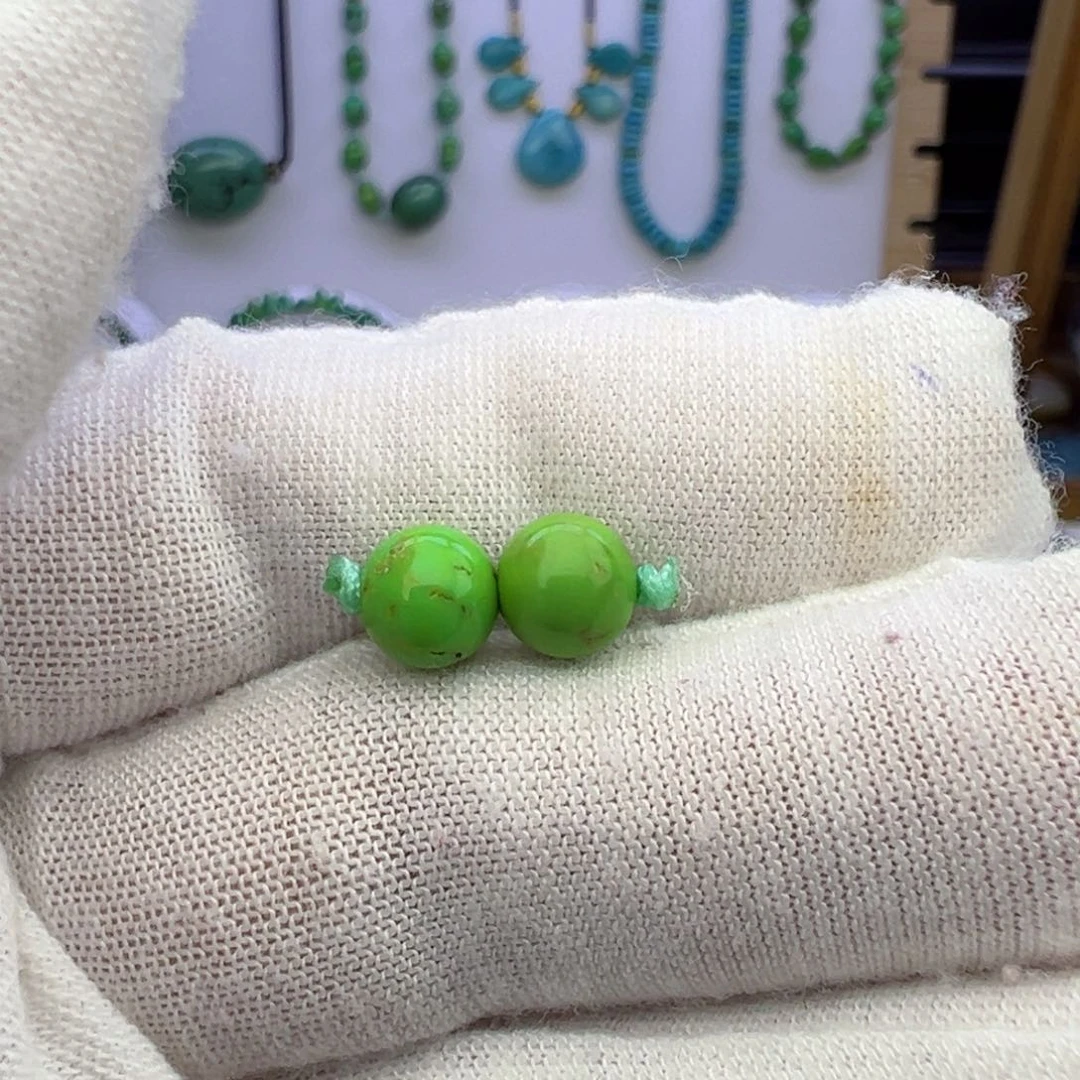 菜籽绿圆珠6.8mm兰