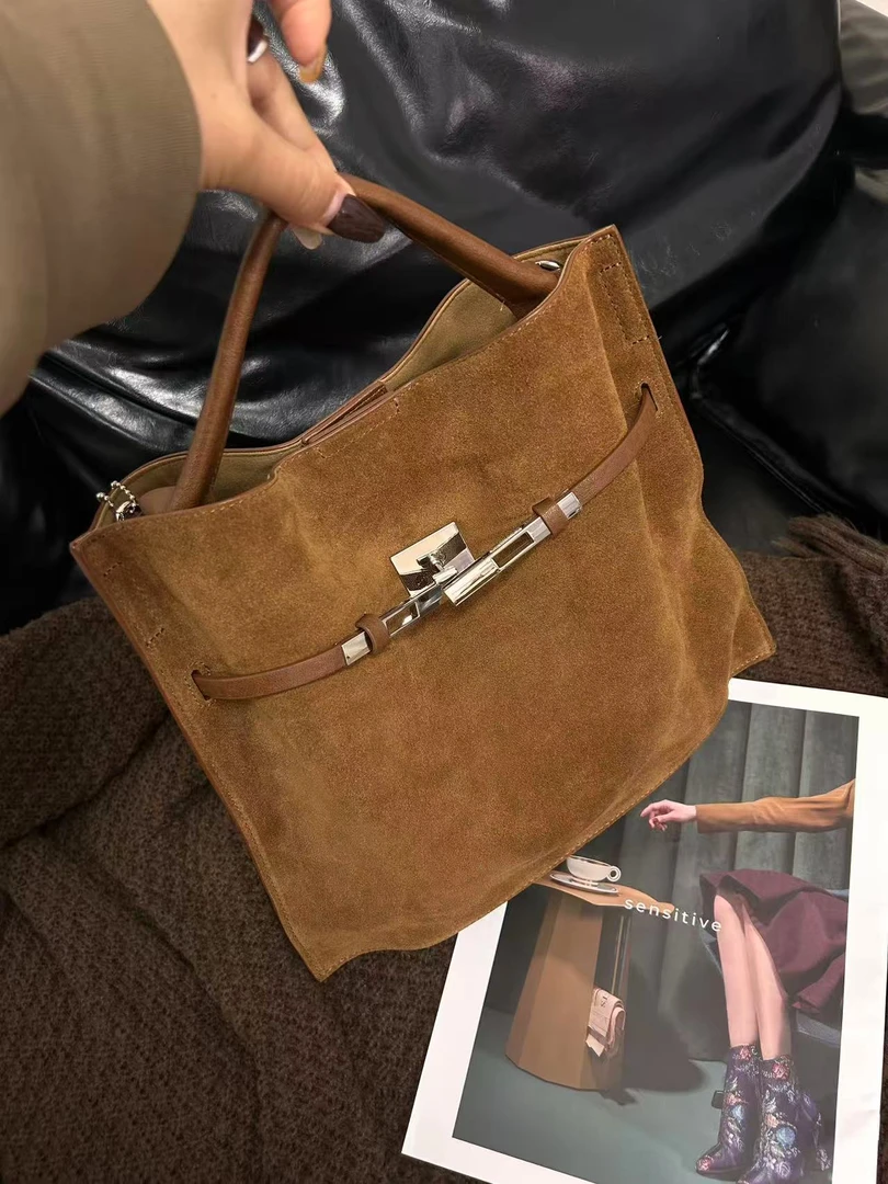 【T.T早秋专属】时尚质感磨砂软芙包小众轻奢洋气单肩斜挎女包5013