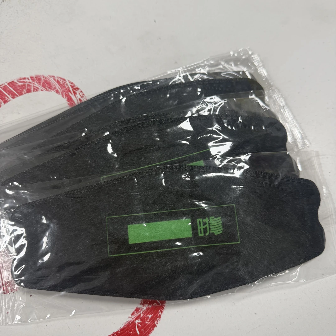 时髦-印花柳叶造型面纱家居日用款 30只装