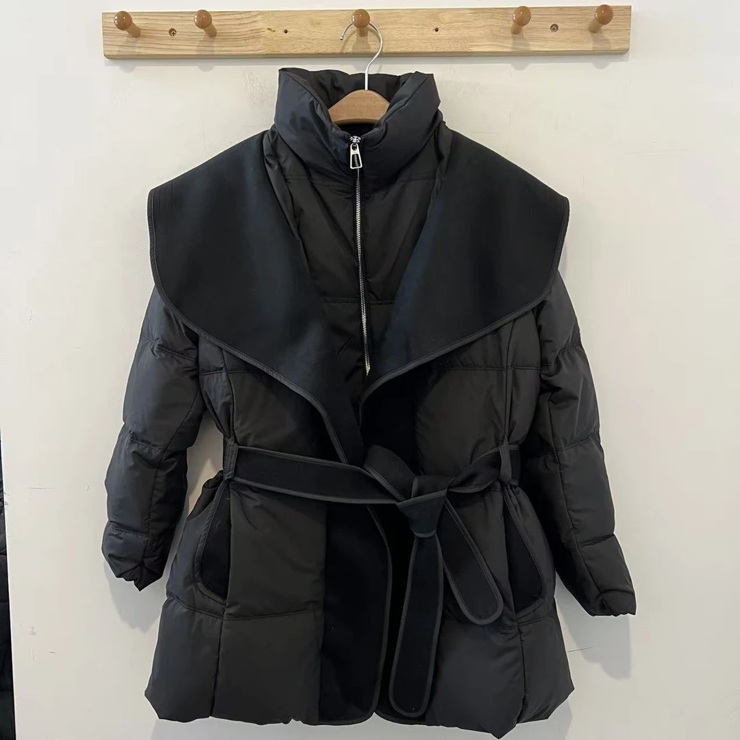 【花花花】大摆领棉服