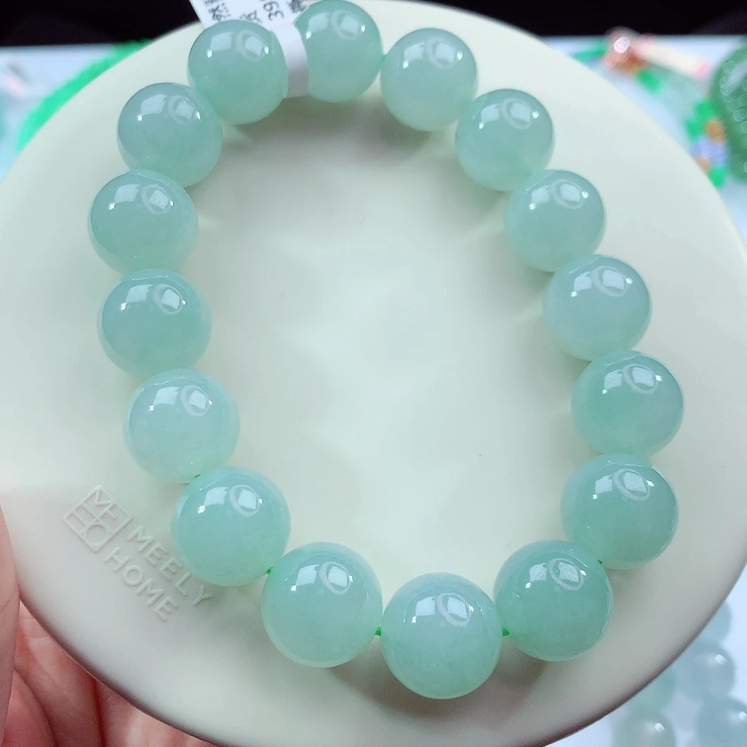 翡翠未镶嵌手链卡13.6