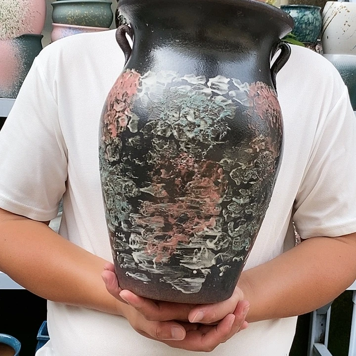 紫砂花盆口20高32福利