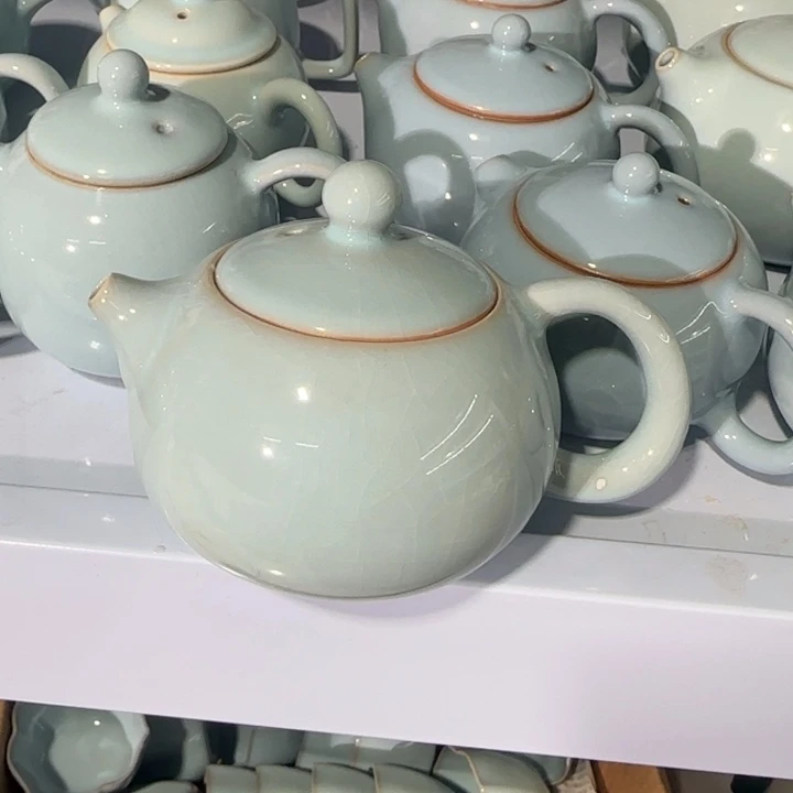 微瑕天青开片支钉西施