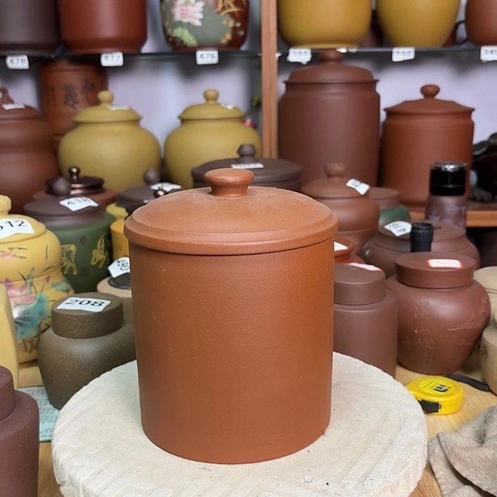 紫砂茶叶罐一斤茶叶罐处理518