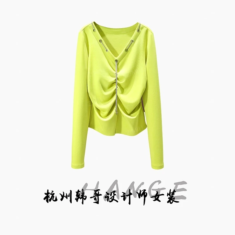 【韩哥欧货女装】冬季热感系列《巴洛克》高弹显瘦打底上衣26193-C1