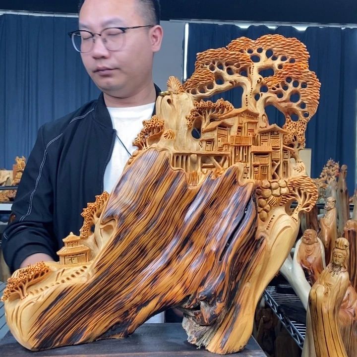 柏木（崖柏）随型摆件