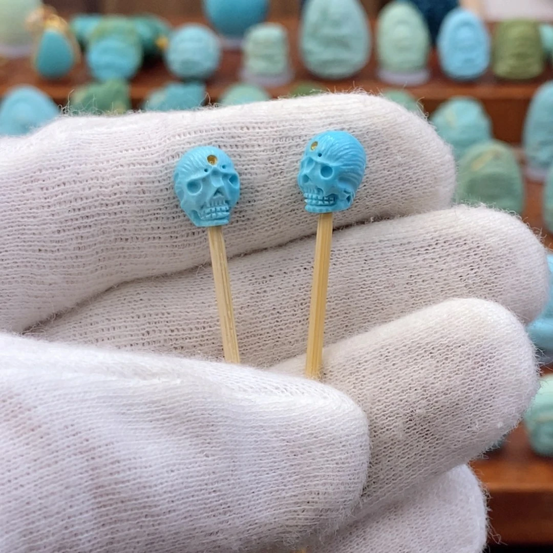 未镶嵌绿松石珠宝奇石