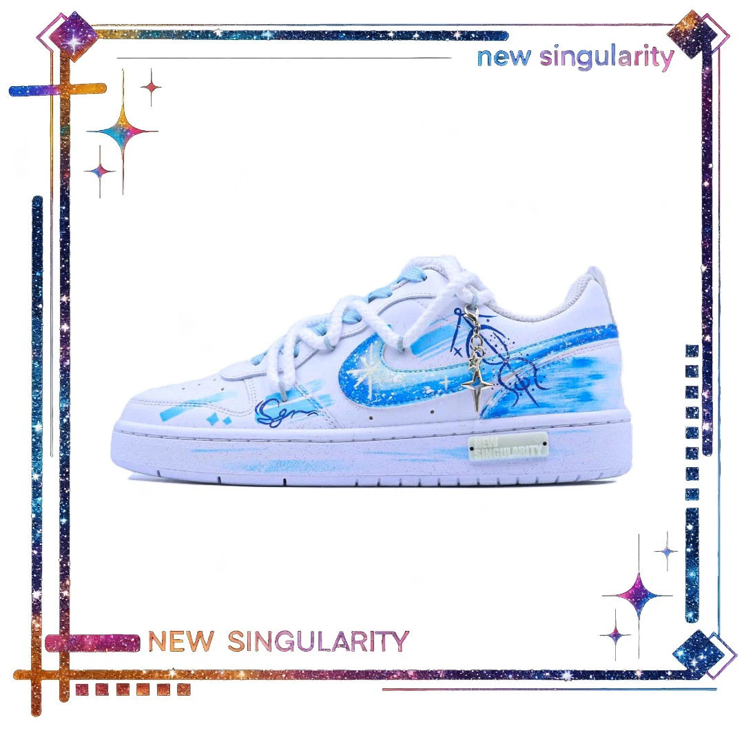 nike/耐克court borough2【定制球鞋】十二星座射手座低帮男女板鞋