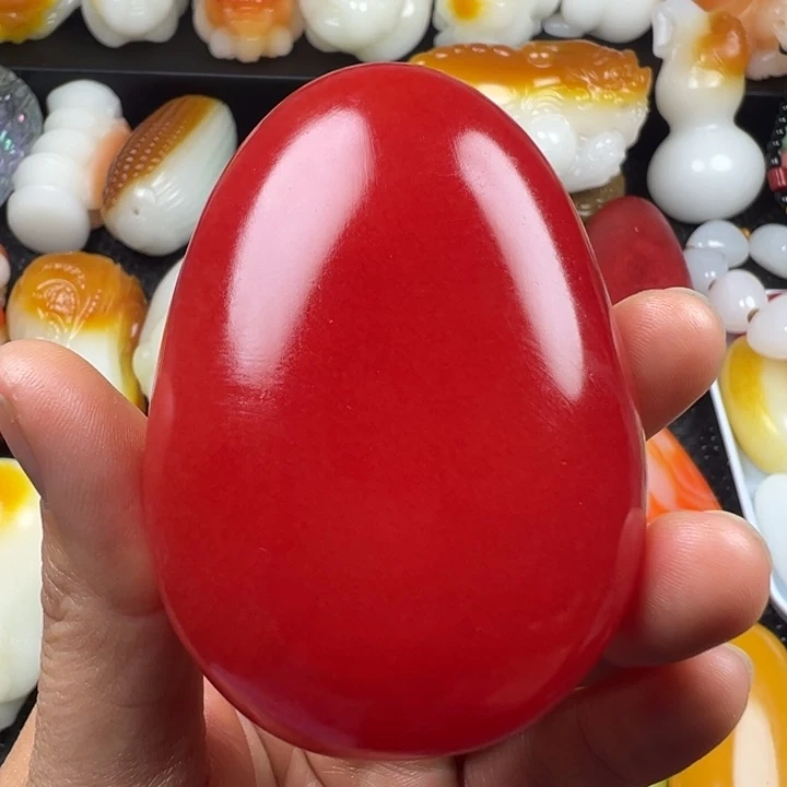 新疆戈壁五彩石金丝