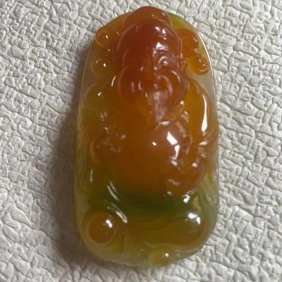 挂件财神精工雕刻