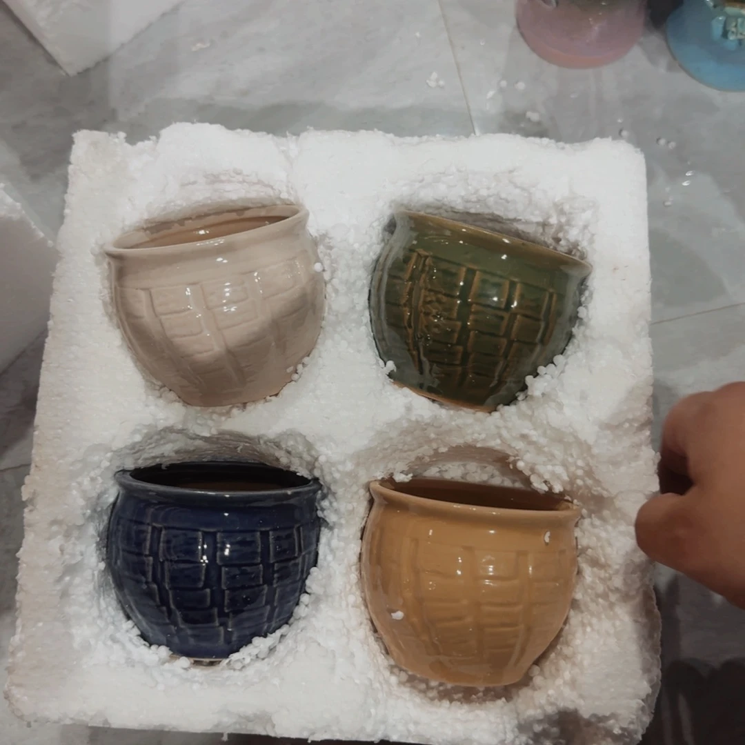 紫砂花盆粗陶盆醋