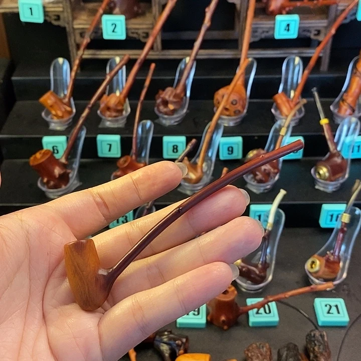 大叶紫檀（黑酸枝木类）檬子木小烟斗