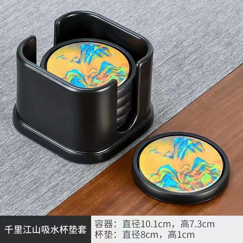 新式杯垫中式隔热垫茶道