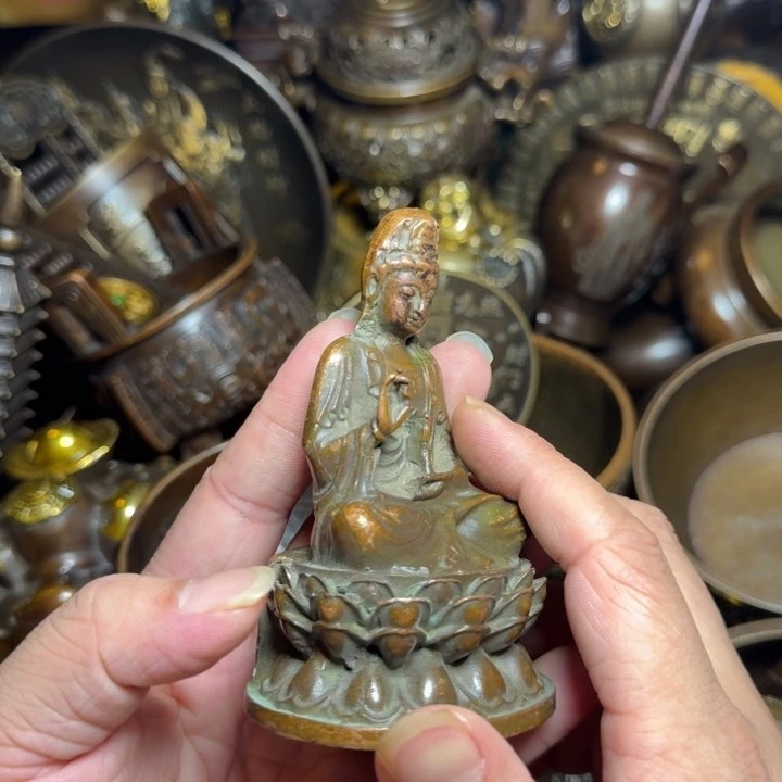 铜器摆件收收藏藏