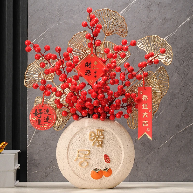 新中式客厅电视柜家居入户玄关暖居摆件乔迁新居装饰礼品新房摆设