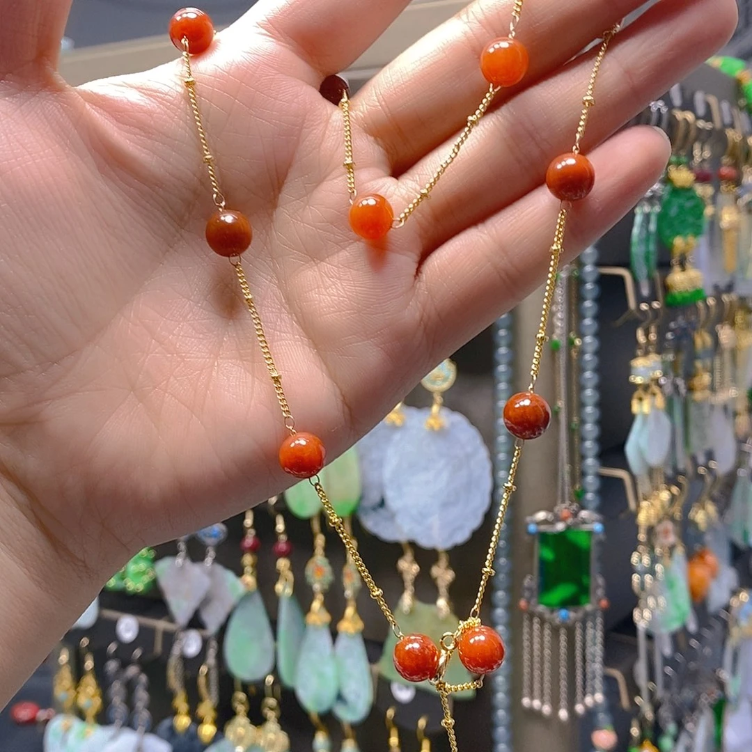 颈饰未镶嵌翡翠翡翠