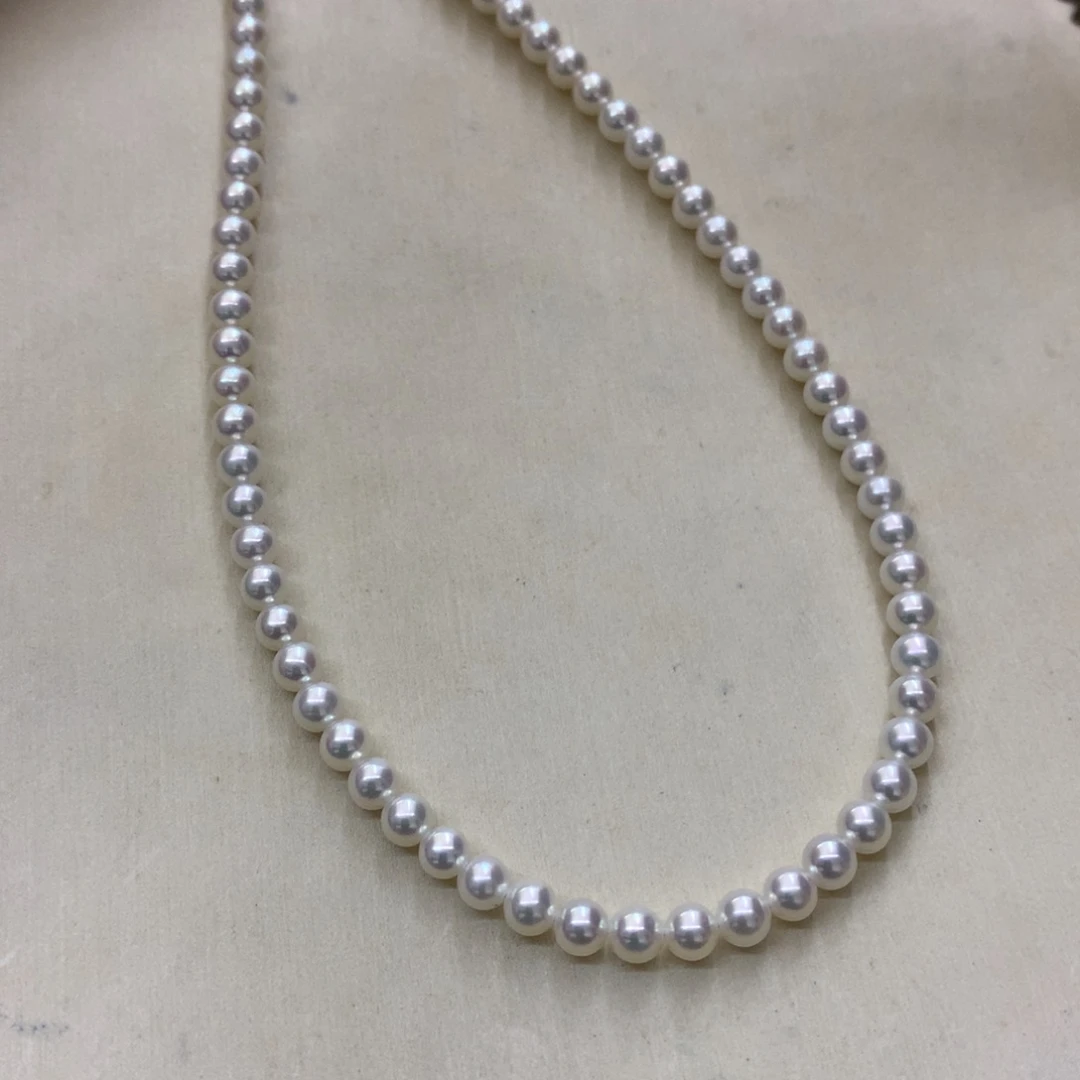 颈饰淡水珍珠银S925镶嵌4-4.5baby链