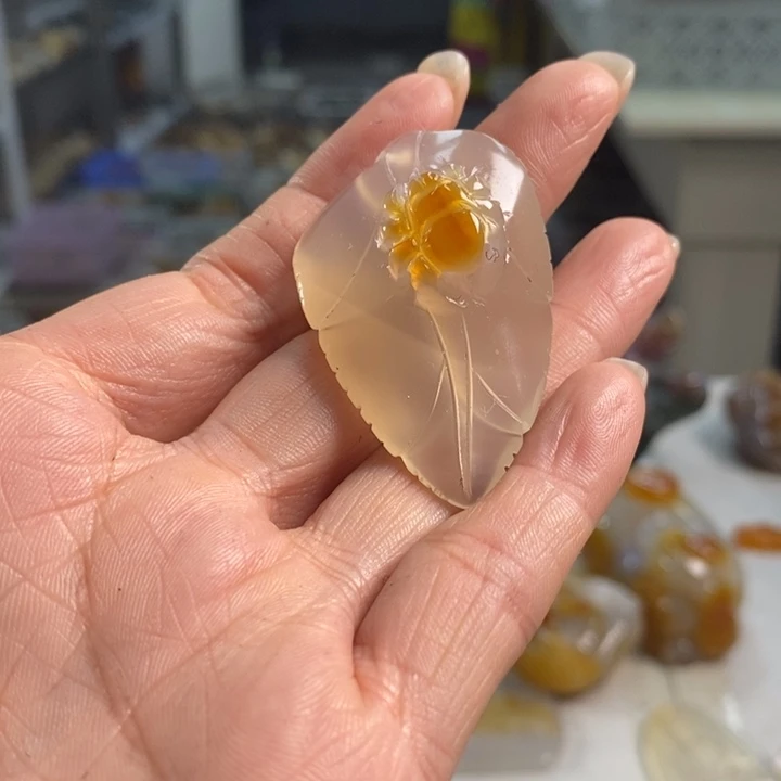 玛瑙/玉髓吊坠(不含链)未镶嵌