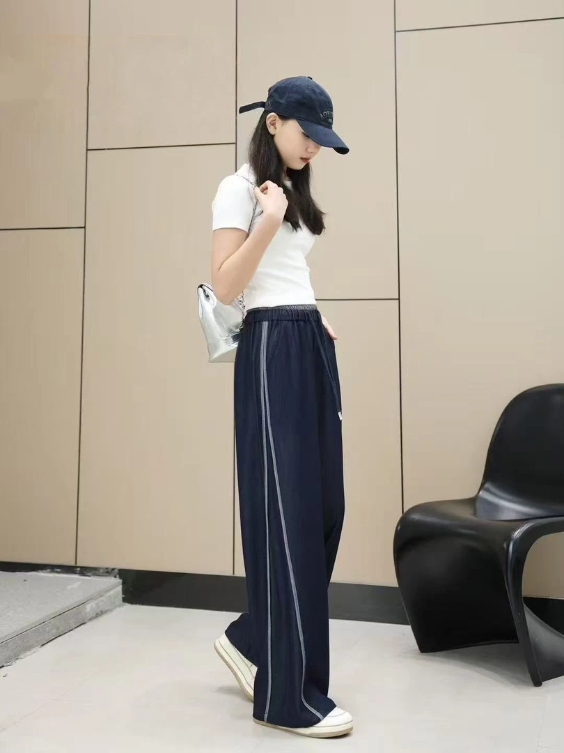 &苏珊&2025新款夏款冰凉舒服的直筒裤6130