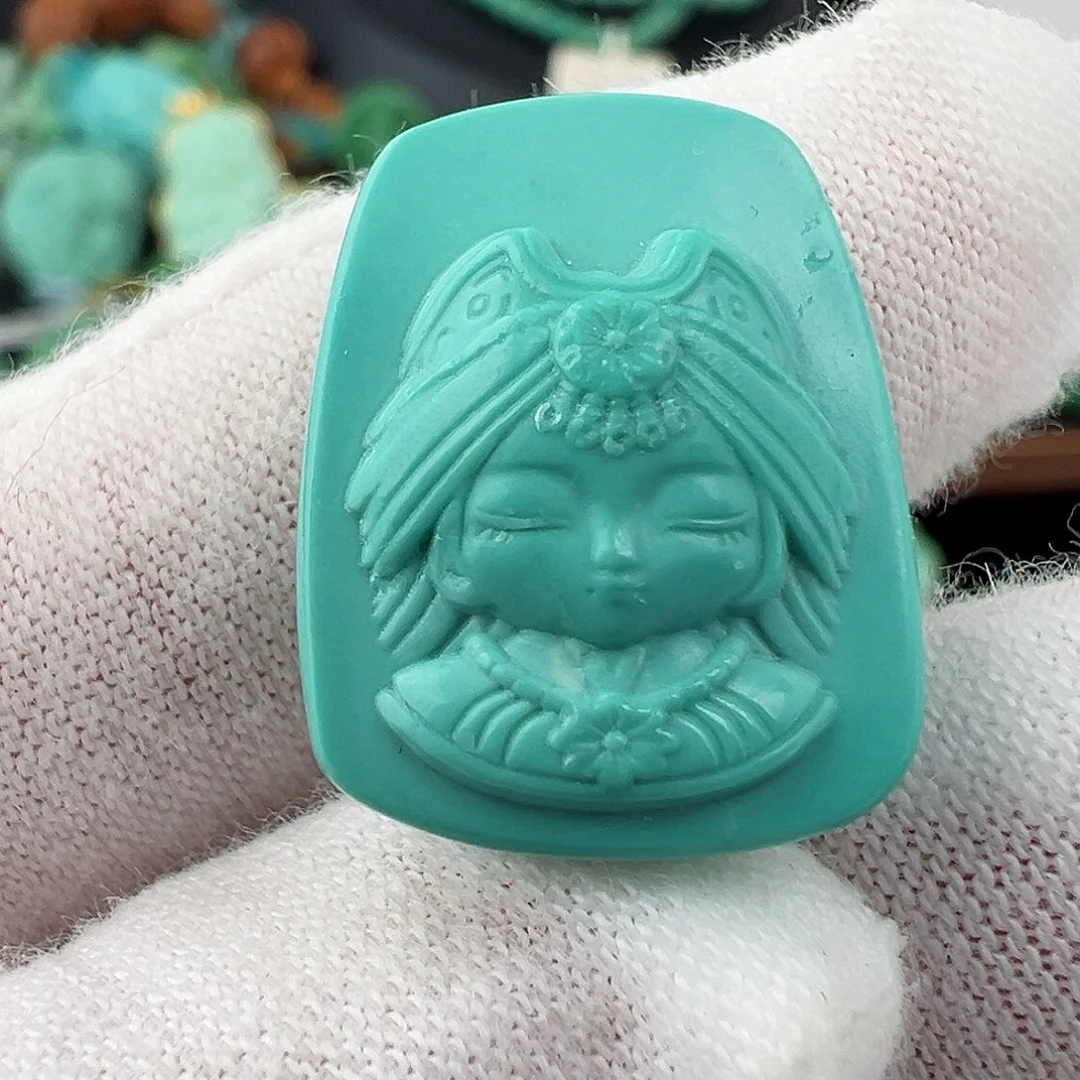 绿松石未镶嵌绿松石主播万丽