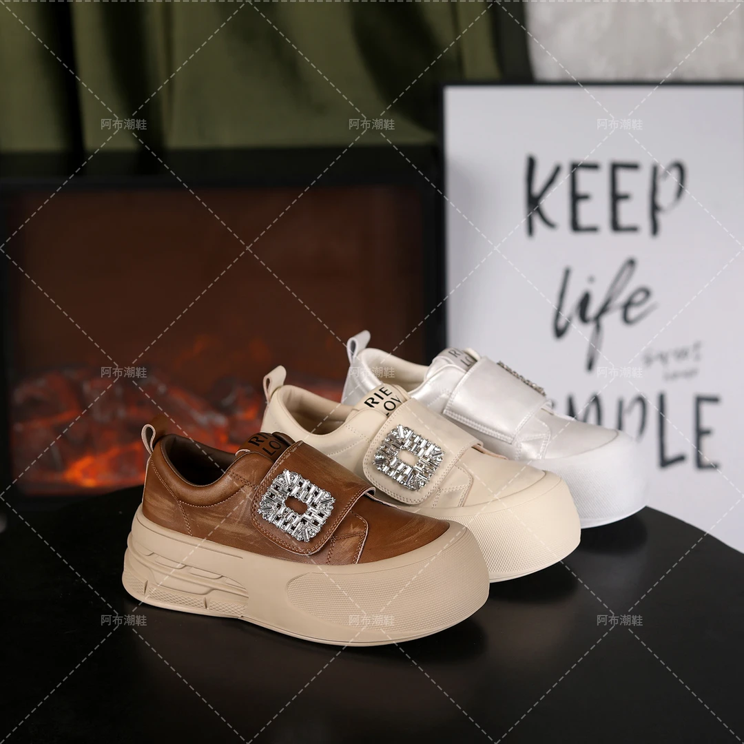 【阿布女鞋●奶咖】增高6cm时尚潮流百搭女士休闲鞋168-26