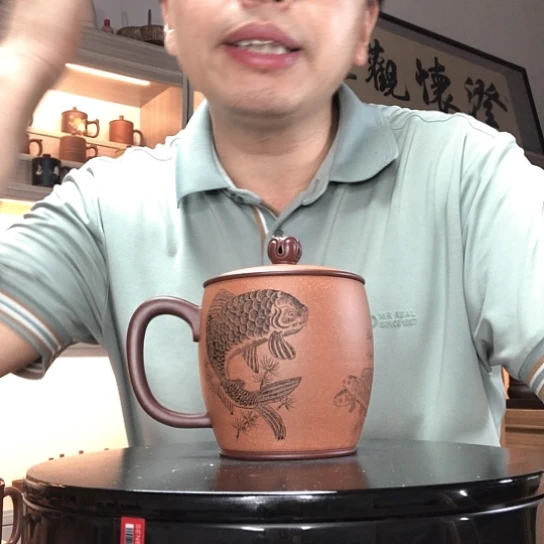 茶杯底槽青年年有余容量400