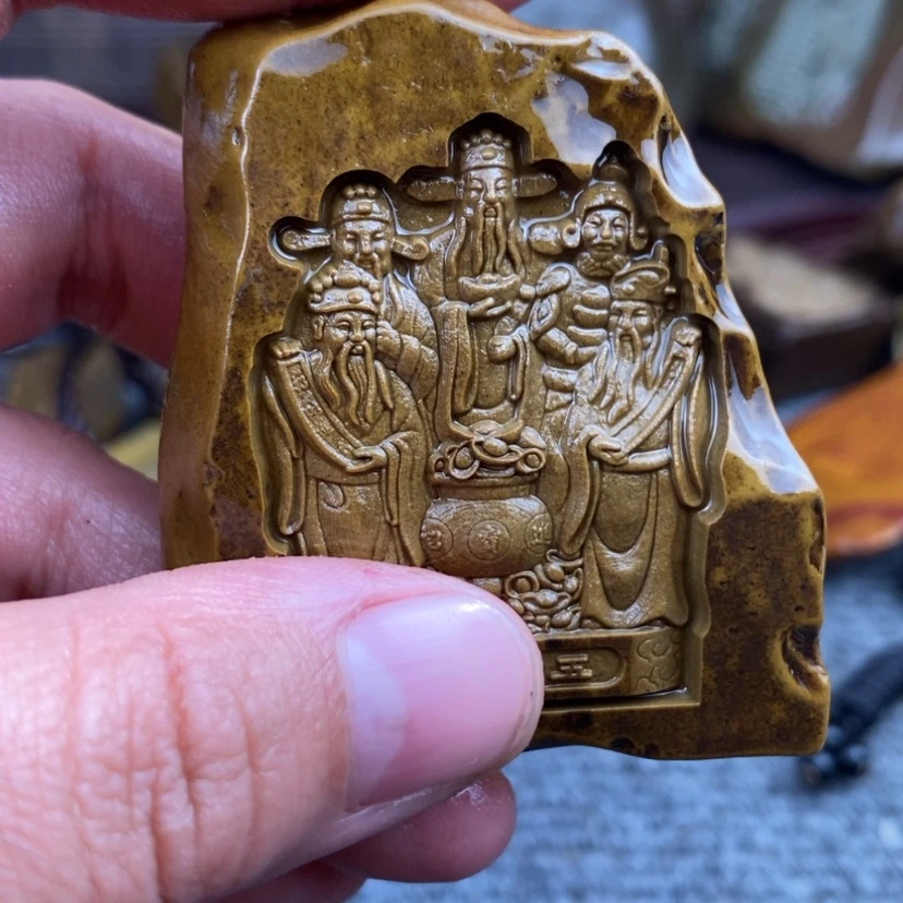 【闪购商品】原石雕刻手把件