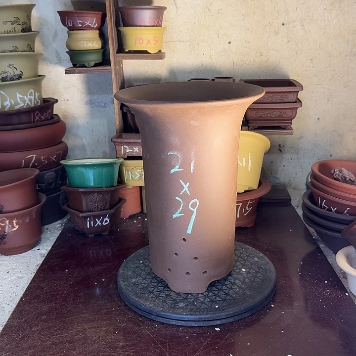 宜兴紫砂盆手工制作