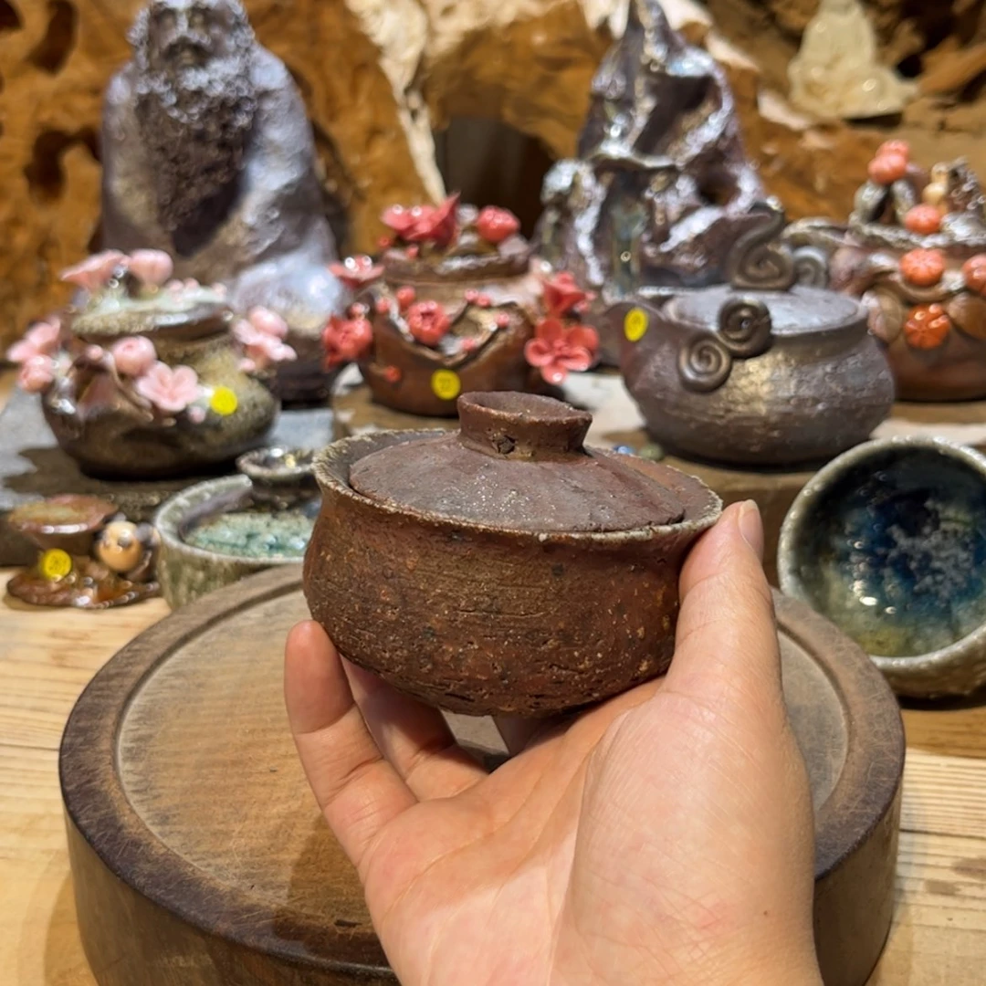 【闪购商品】柴烧手工茶具茶杯盖碗122