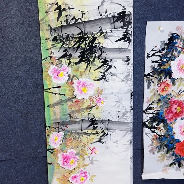 国画国画花鸟画作品