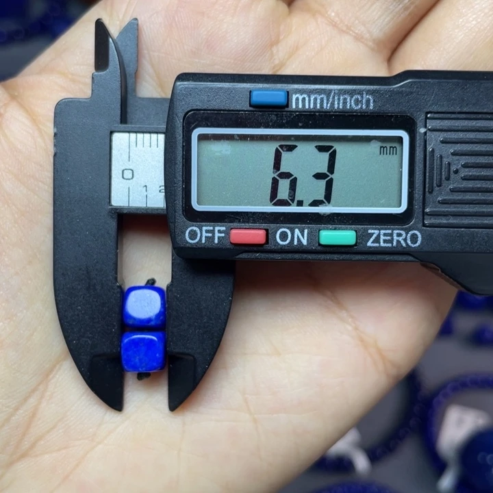未镶嵌青金石6mm随型对珠配饰