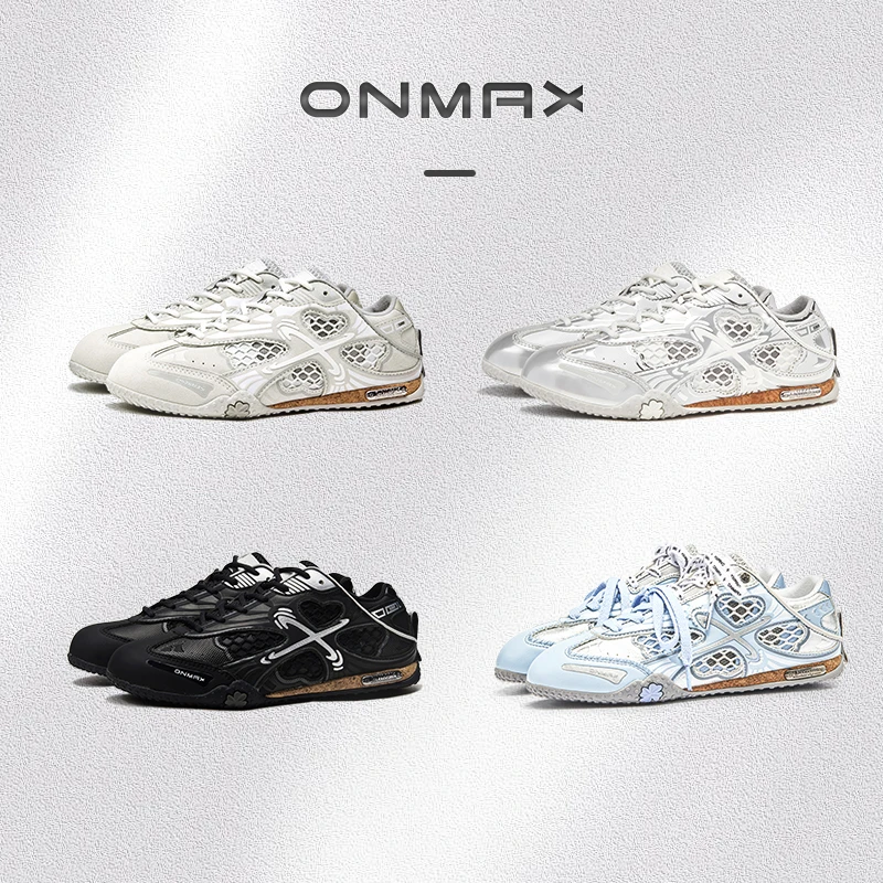 【凡舒专属】onmax四叶草2025年春季四叶草时尚运动薄底德训鞋