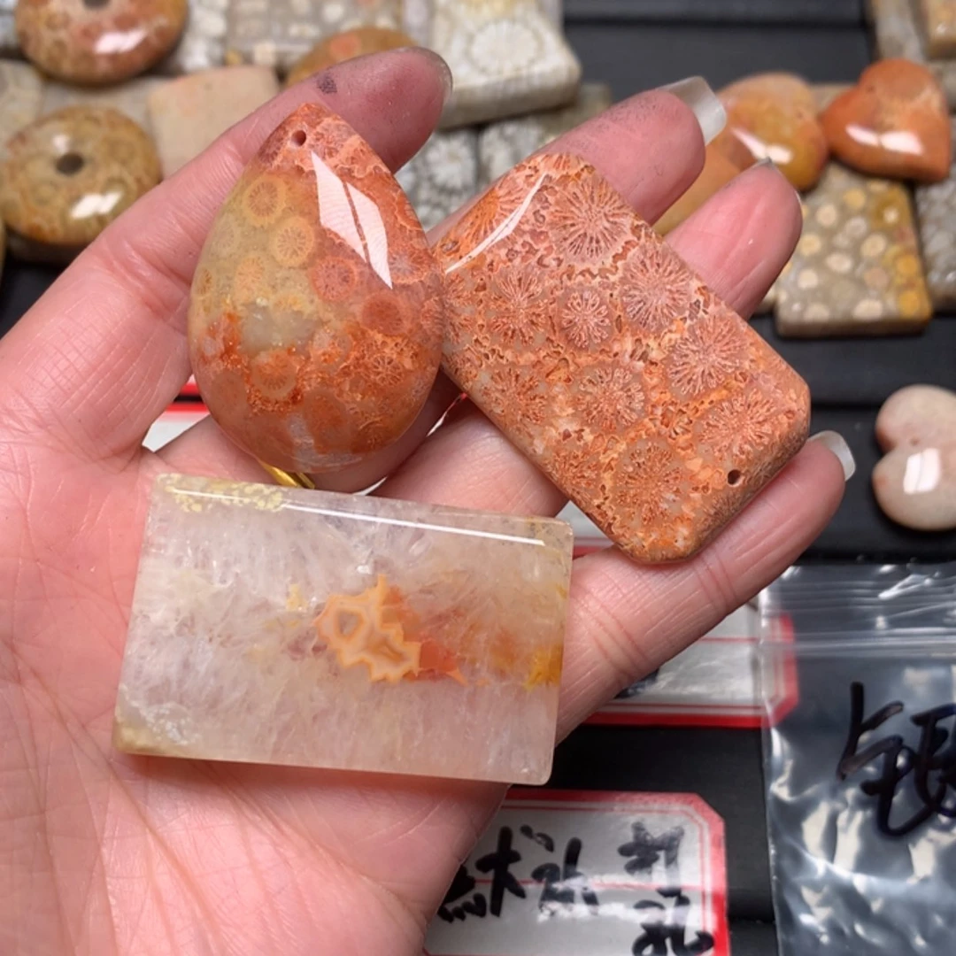 【闪购商品】硅化玉颈饰未镶嵌银**子