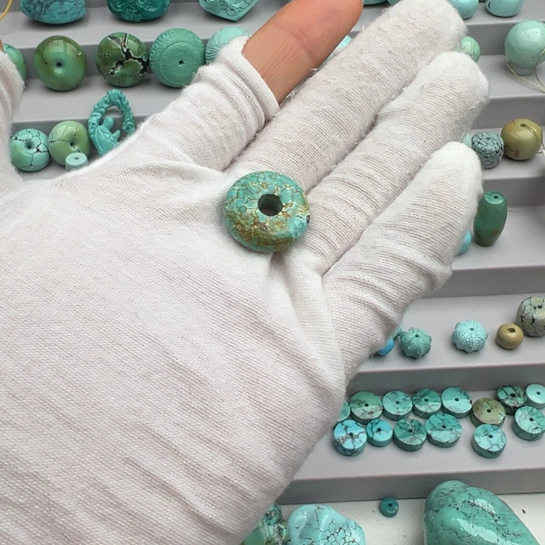 绿松石未镶嵌卡18跑环