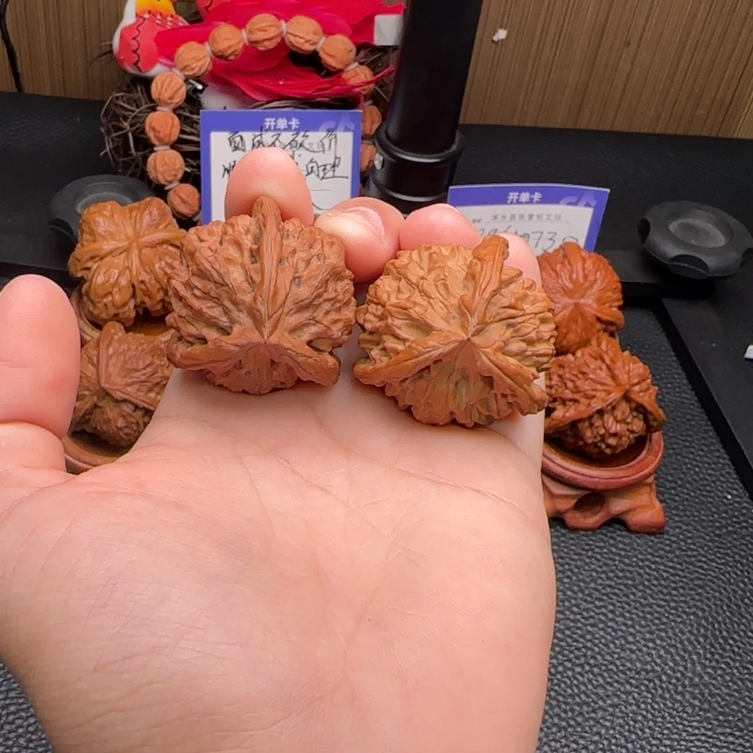 把件文玩核桃秦闷三棱 全品 34尺寸