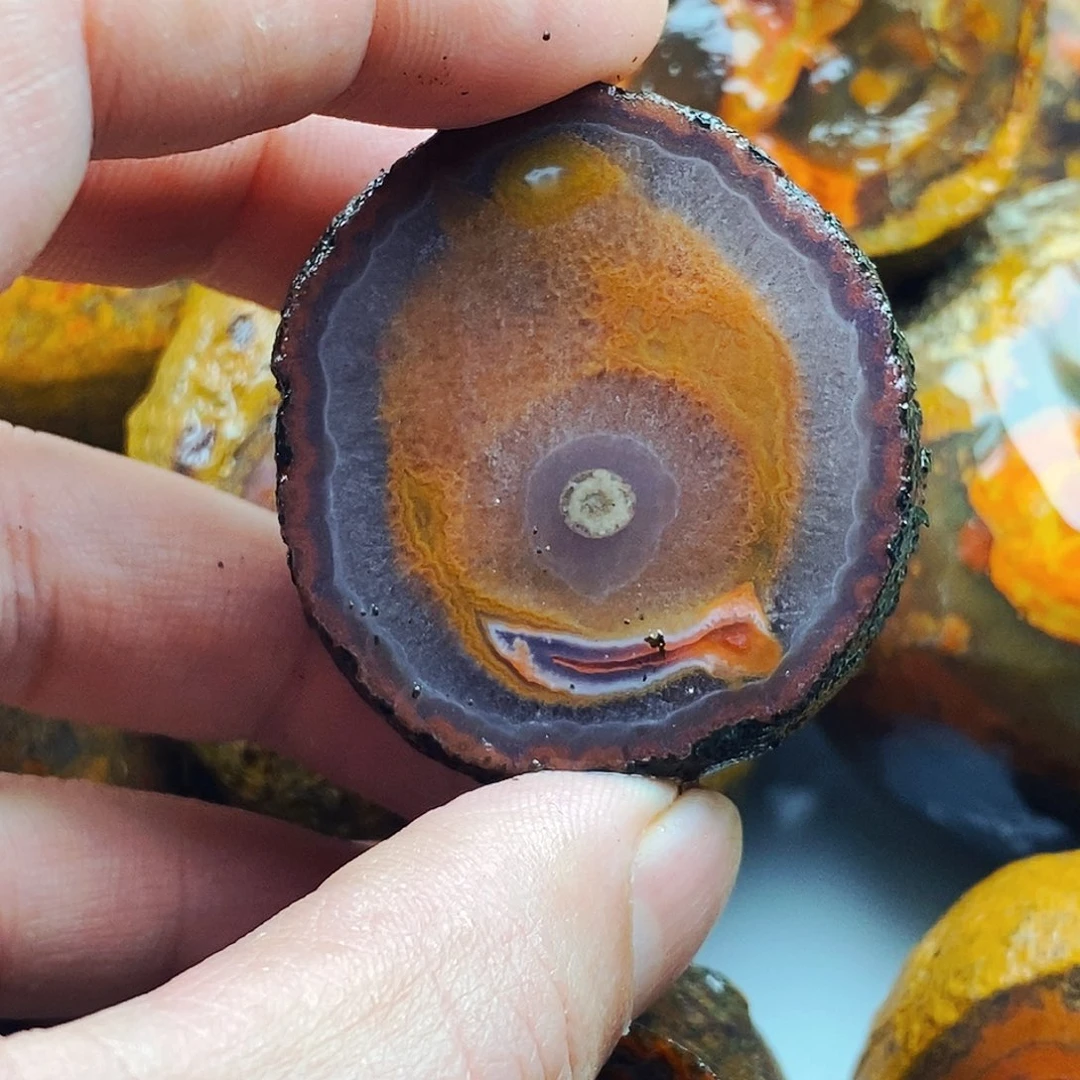 燃***冰定制玛瑙未镶嵌战国红